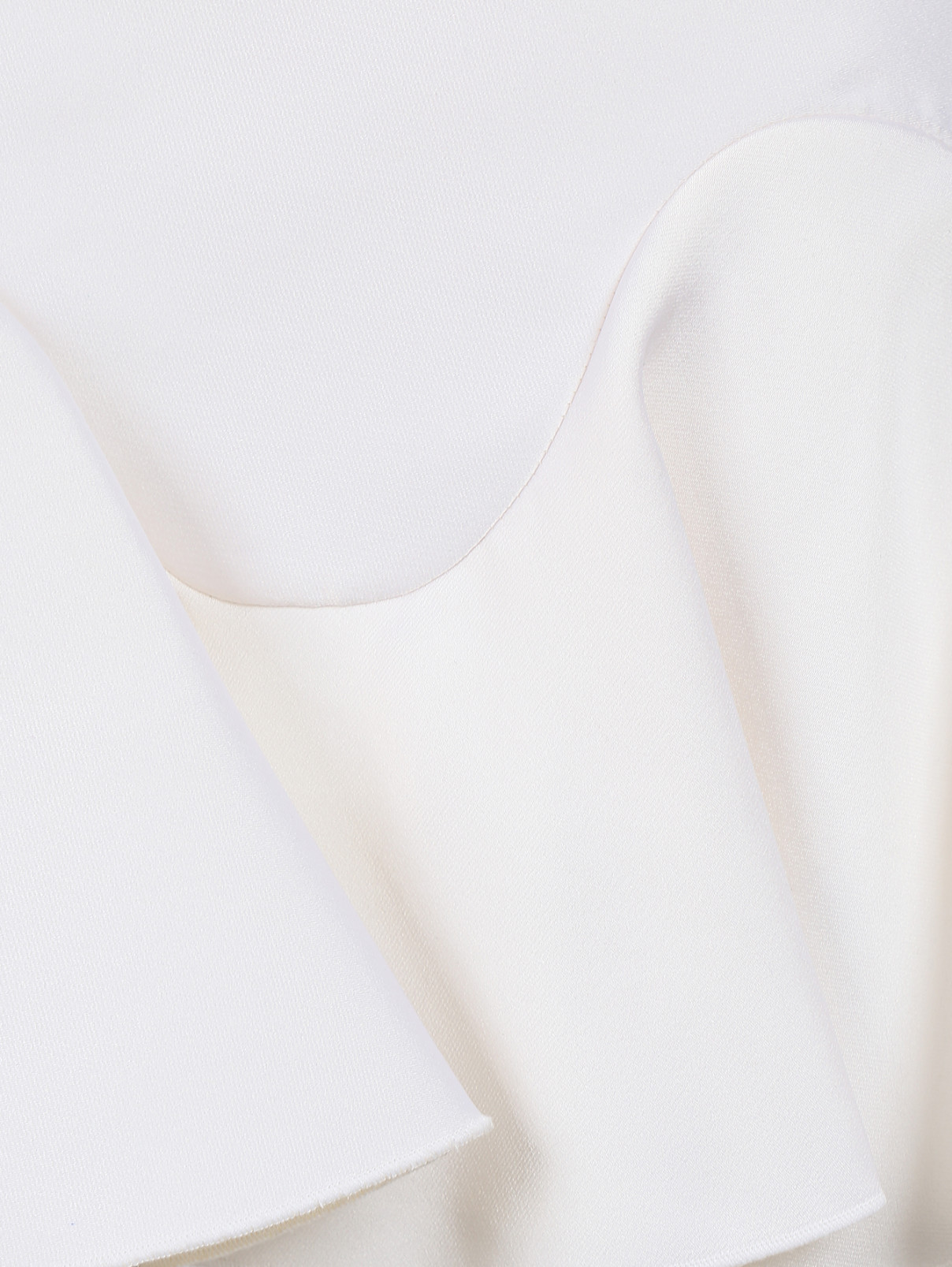 Юбка-мини из шелка Viktor&Rolf  –  Деталь1  – Цвет:  Белый