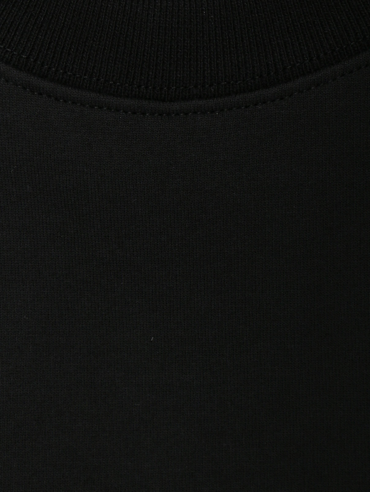 Свитшот из хлопка с вышивкой Salvatore Ferragamo  –  Деталь  – Цвет:  Черный