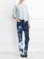 Свободные джинсы из вареного денима Au Jour Le Jour  –  Модель Общий вид