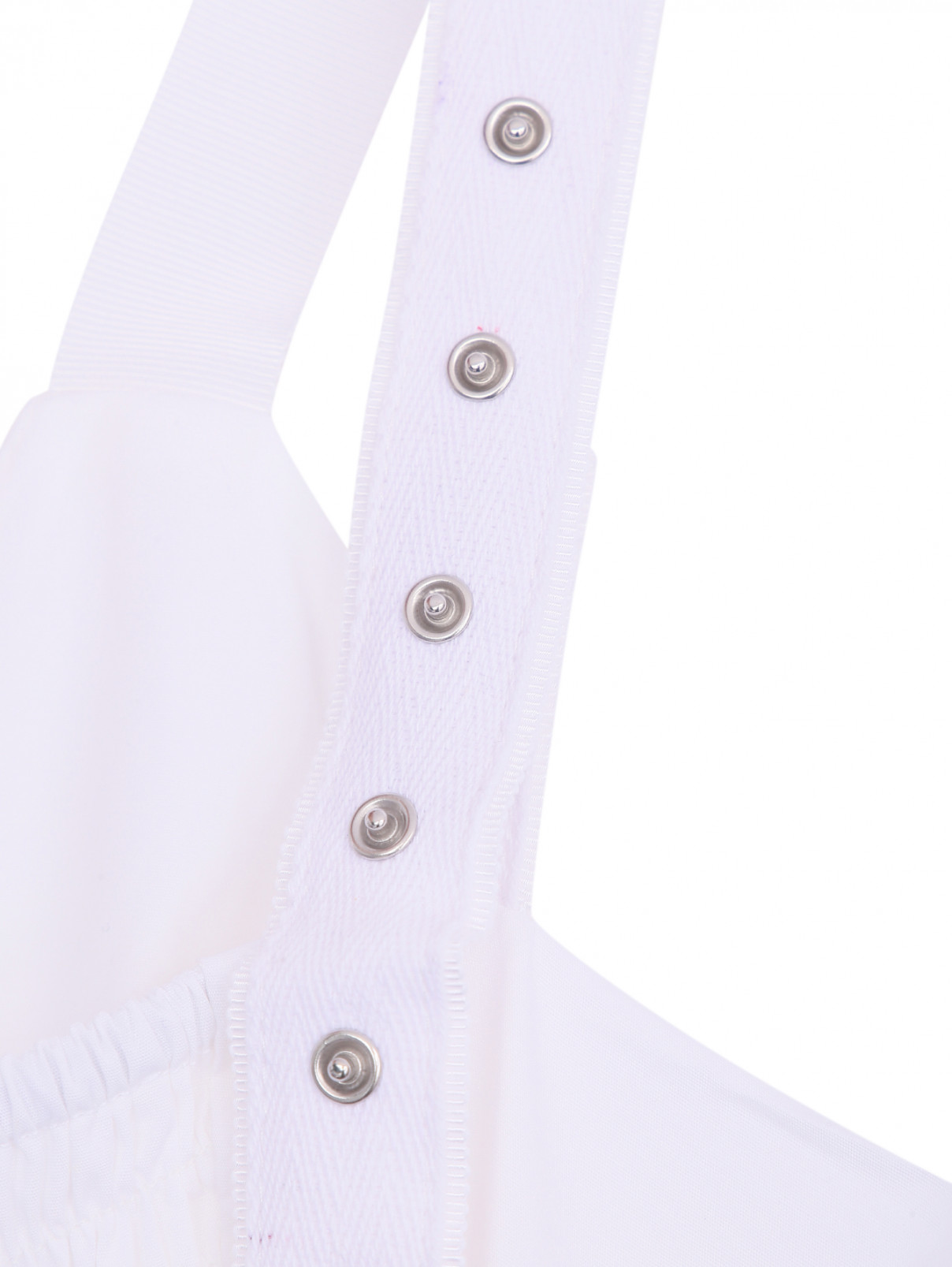Платье из хлопка с юбкой плиссе Beatrice .b  –  Деталь1  – Цвет:  Белый