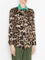 Блуза из шелка с узором Forte Dei Marmi Couture  –  МодельВерхНиз