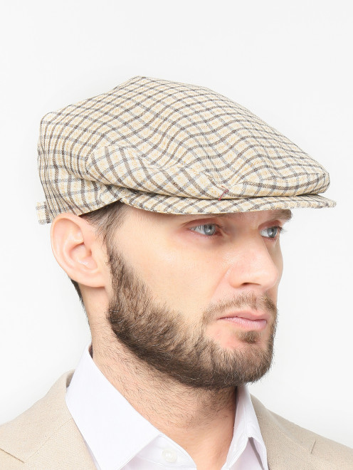 Кепка из шерсти с узором  LARDINI - МодельОбщийВид