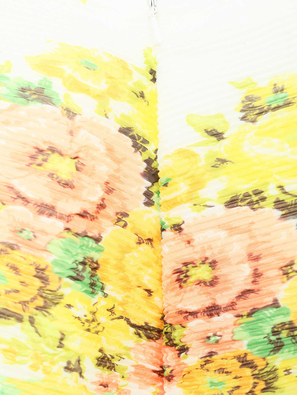 Юбка мини из плиссированной ткани с воланами Zimmermann  –  Деталь  – Цвет:  Белый