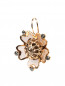 Серьги в виде цветка декорированные кристаллами Dueci Bijoux  –  Обтравка1