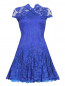 Платье из кружевного полотна с пышной юбкой Olvi's  –  Общий вид