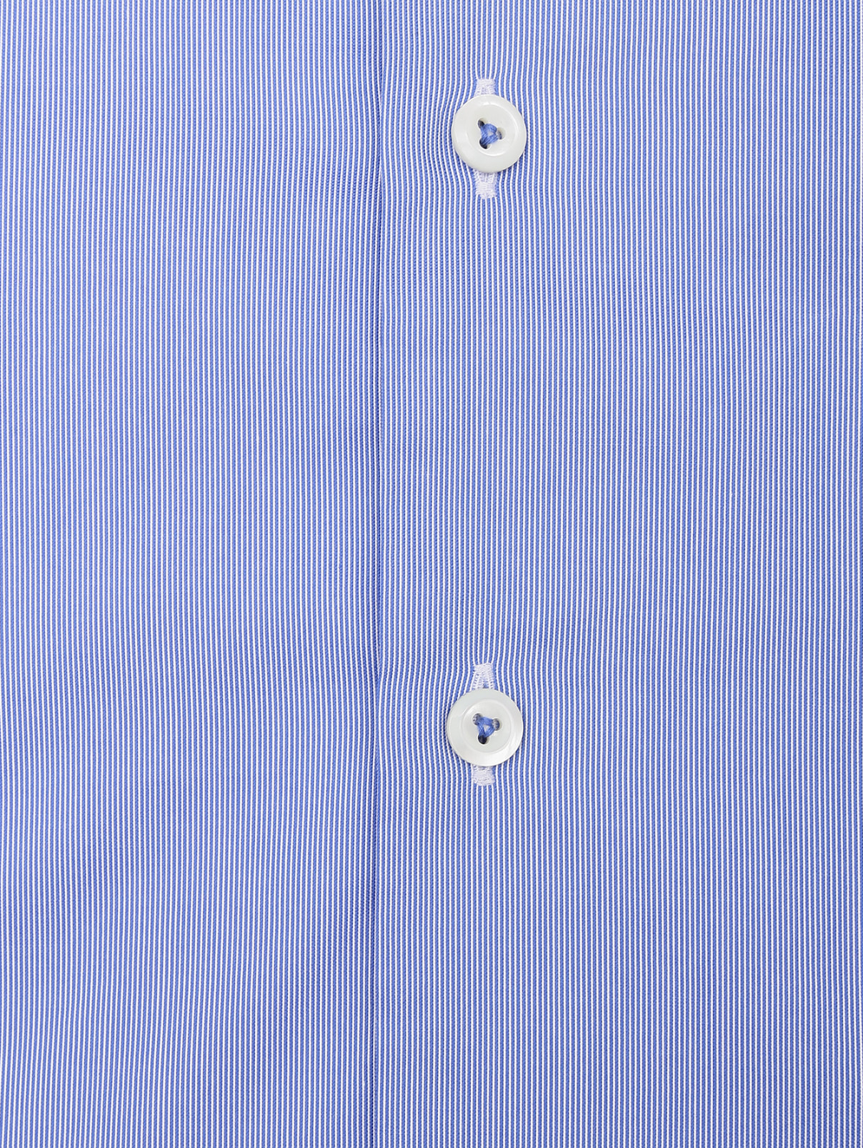 Рубашка из хлопка с коротким рукавом Van Laack  –  Деталь1  – Цвет:  Синий
