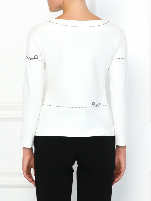 Пуловер с узором Moschino Couture - Модель Верх-Низ1