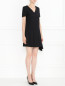 Платье-мини из шерсти с декоративной молнией Marc by Marc Jacobs  –  Модель Общий вид