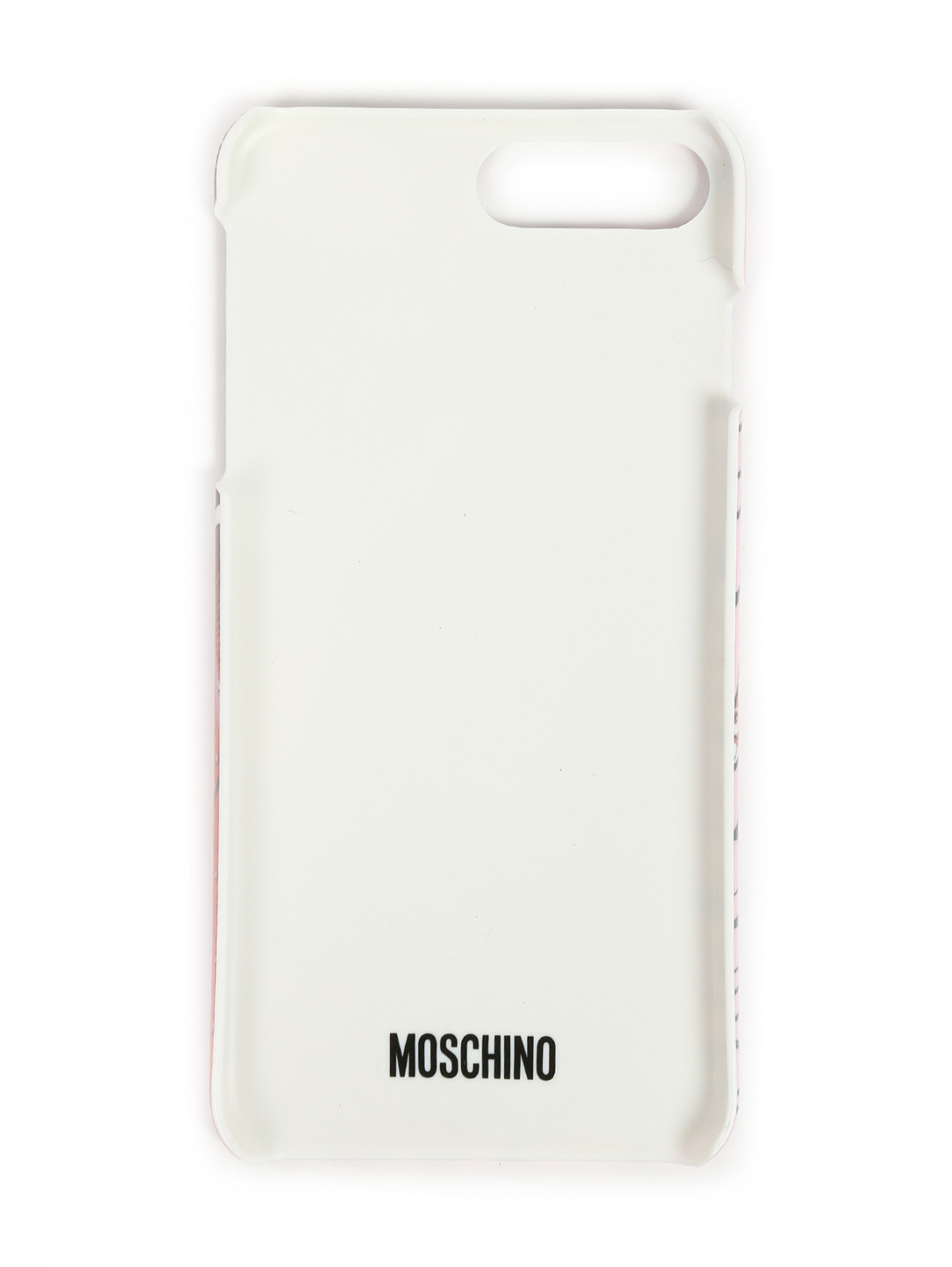 Чехол для IPhone 7P/8P с узором Moschino Couture  –  Обтравка1  – Цвет:  Узор