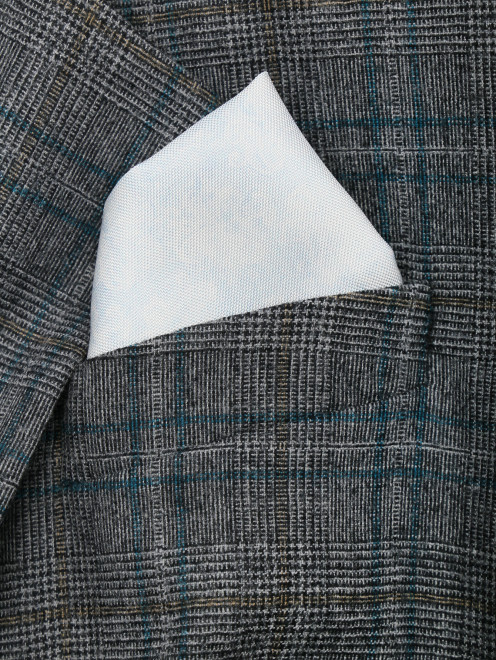 Карманный платок из шелка с узором Eton - МодельВерхНиз