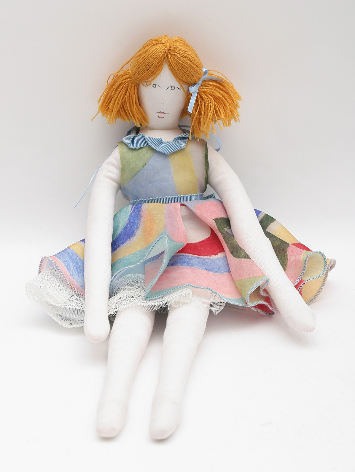Кукла в платье MiMiSol  –  Общий вид  – Цвет:  Мультиколор