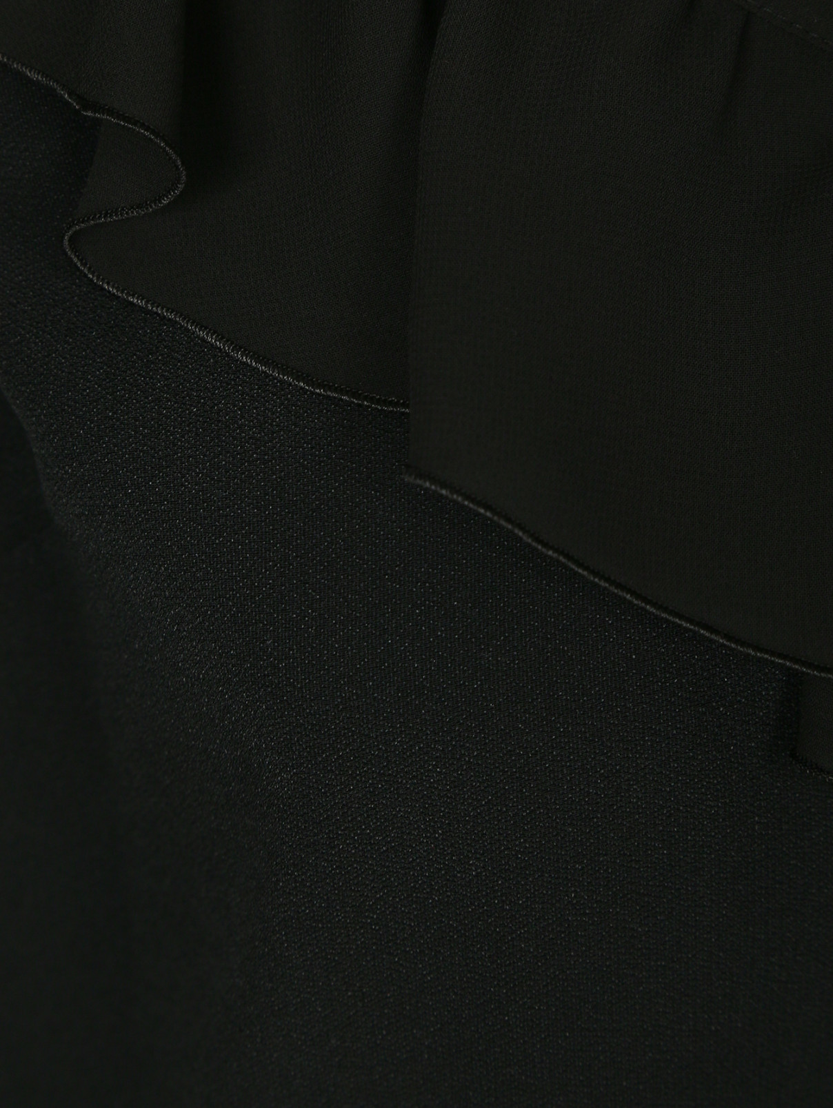 Блуза с длинным рукавом и жабо I'M Isola Marras  –  Деталь  – Цвет:  Черный